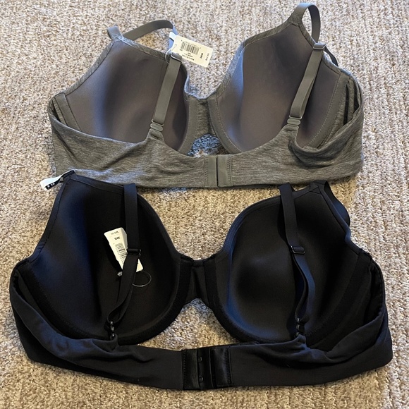 Gap Breathe Favorite Coverage Lightweight Bra – 2-Pack (Black & Gray) – 38B - Picture 3 of 7